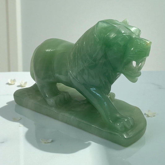 Green Aventurine Lion