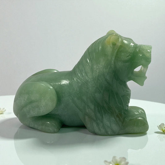 Green Aventurine Lion