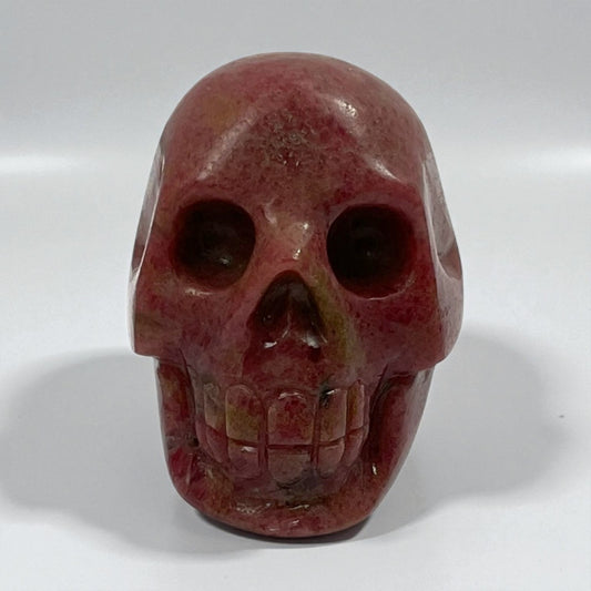 Rhodonite Skull