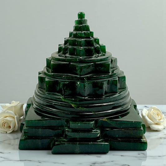 Green Aventurine Shri Yantra