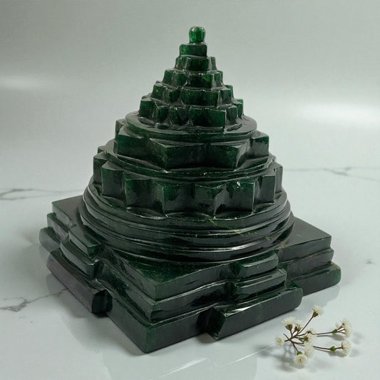Green Aventurine Shri Yantra