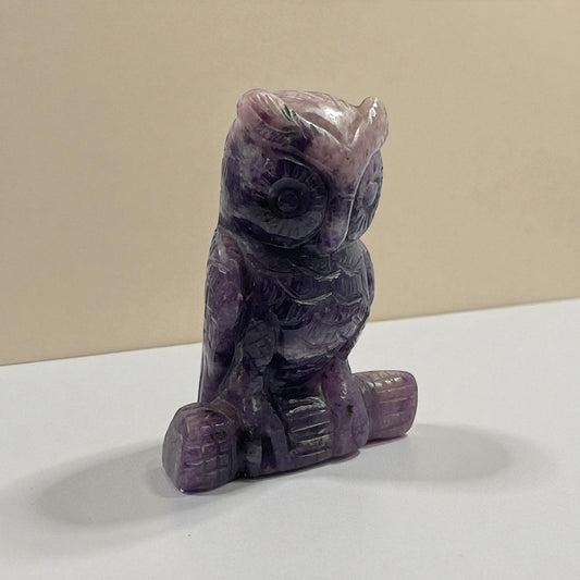 Lapidolite Owl