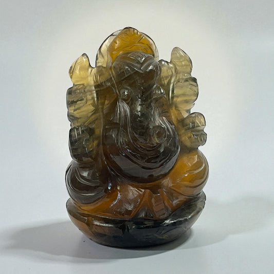 Flourite Ganesha