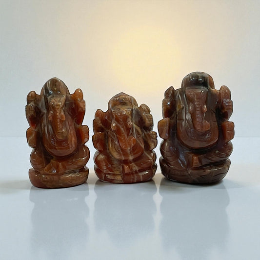Peach Moonstone Ganesha