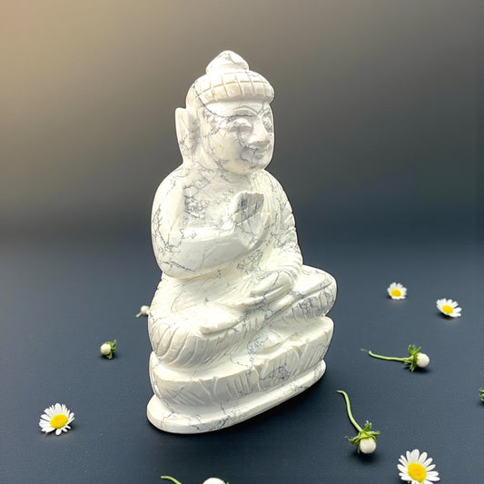 Howlite Buddha