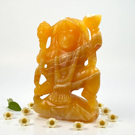 Yellow Calsite Hanuman