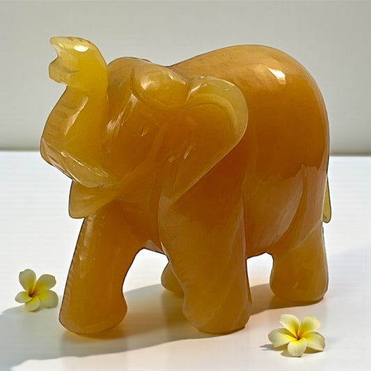 Yellow Aventurine Elephant