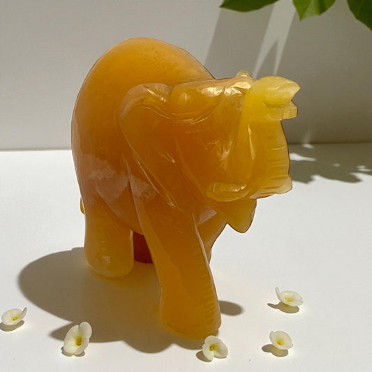 Yellow Aventurine Elephant