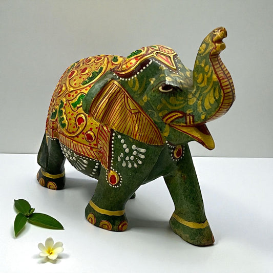 Green Aventurine Elephant