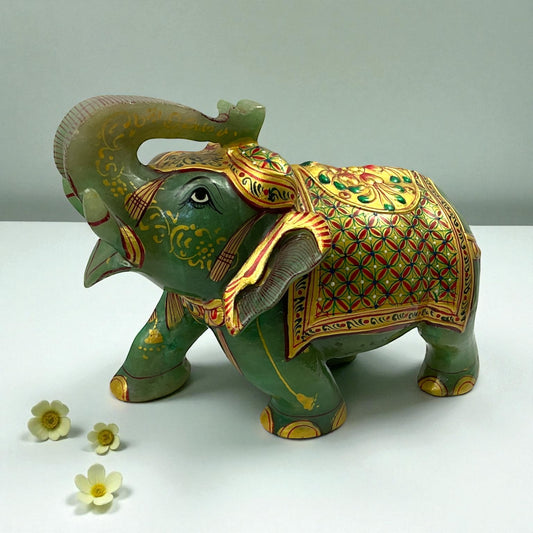 Green Aventurine Elephant