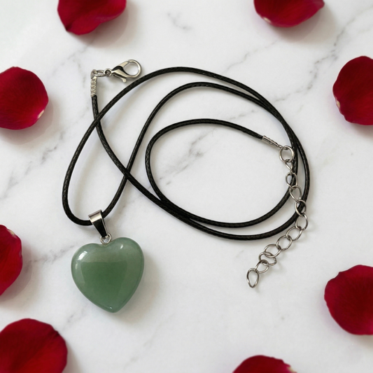 Green Aventurine Heart Pendant