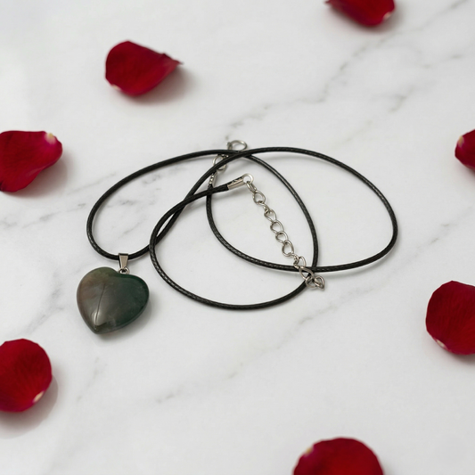 Blood Stone Heart Pendant