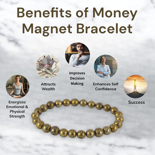 Money Magnet Bracelet (Original Golden Pyrite)