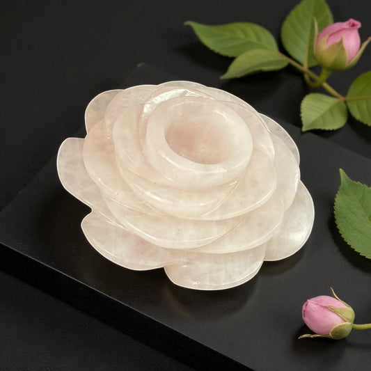 Rose Quartz Flower