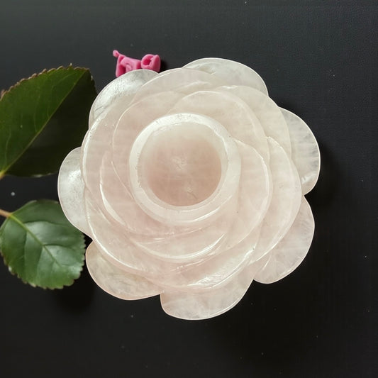 Rose Quartz Flower