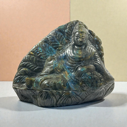 Labrodorite Buddha