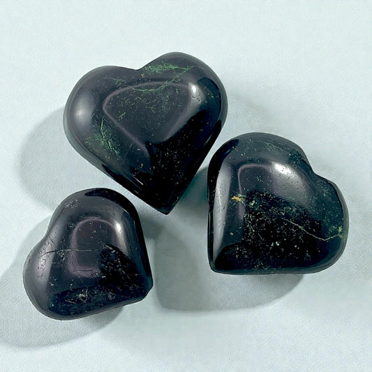 Black Tourmaline Heart