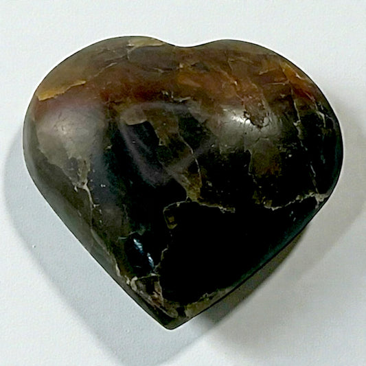 Labradorite Heart