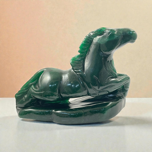 Green Aventurine Horse
