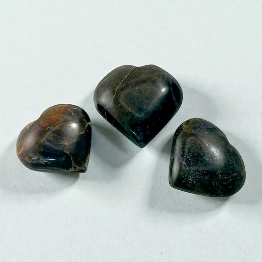Labradorite Heart
