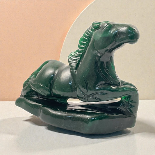Green Aventurine Horse