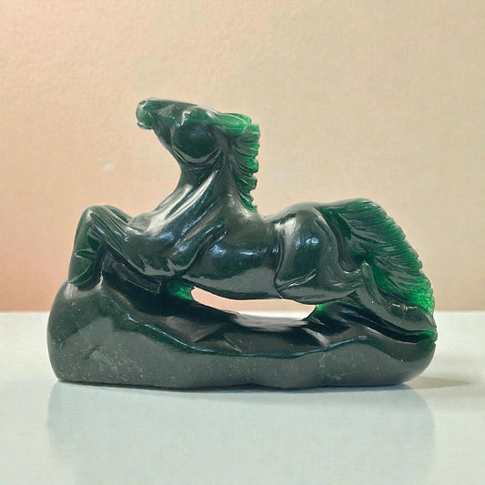Green Aventurine Horse