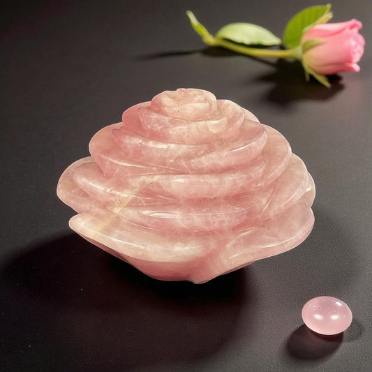 Rose Quartz Flower