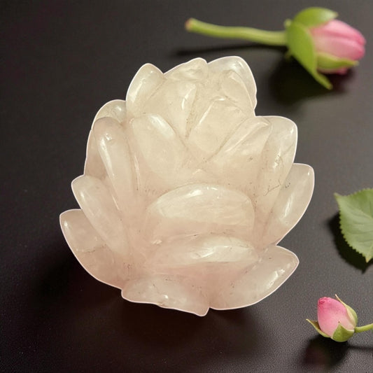 Rose Quartz Flower