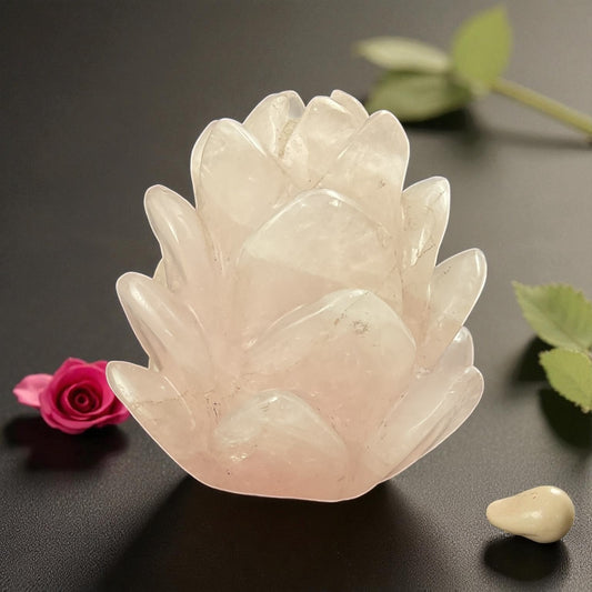 Rose Quartz Flower