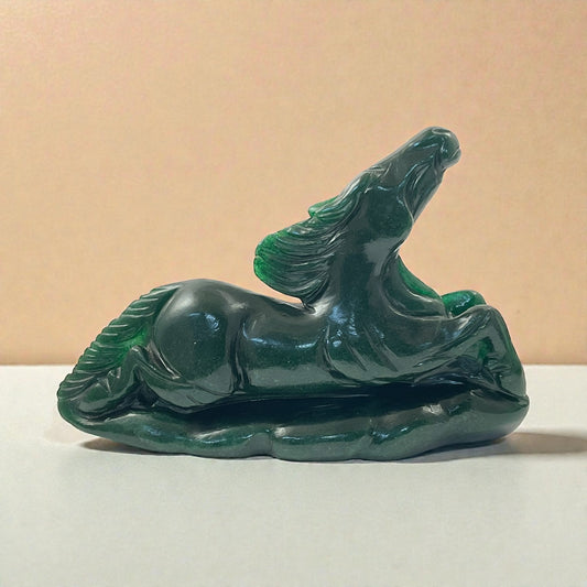 Green Aventurine Horse