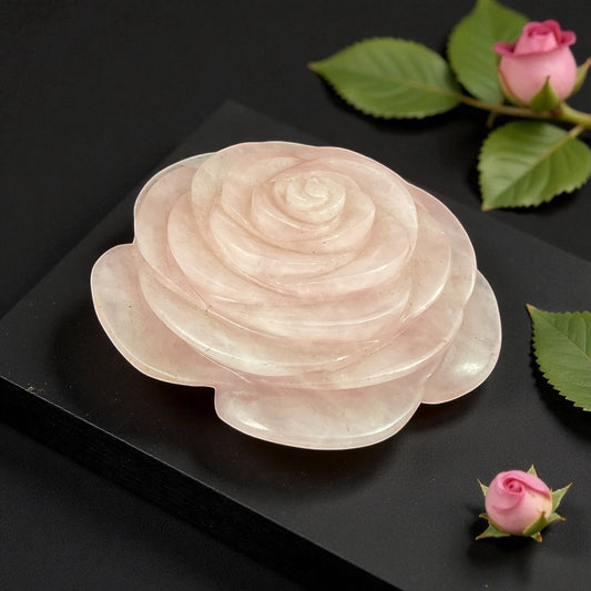 Rose Quartz Flower