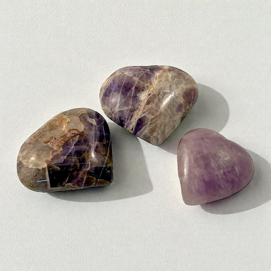 Amethyst Heart Stone