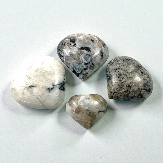 Moonstone Heart Stone