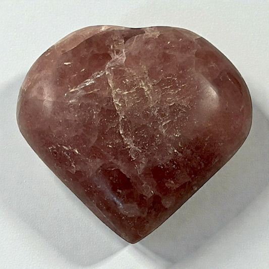 Rhodochrosite Heart