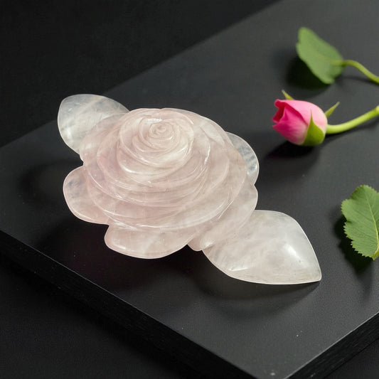 Rose Quartz Flower