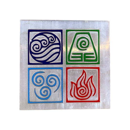 Selenite Square Charging Plate