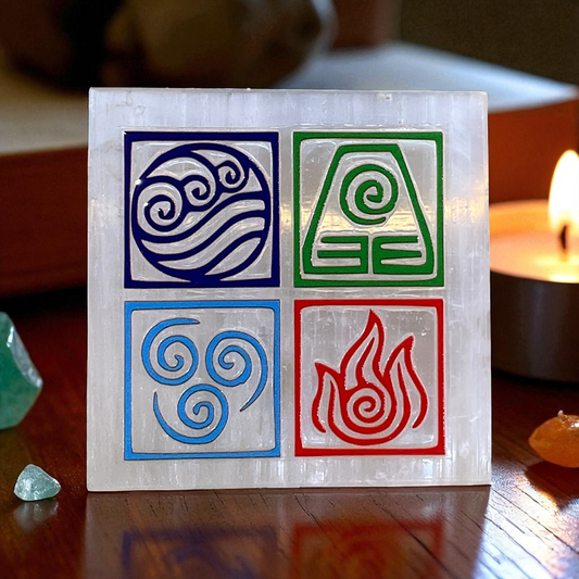 Selenite Square Charging Plate