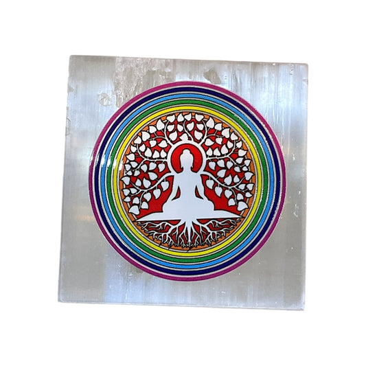 Selenite Square Charging Plate
