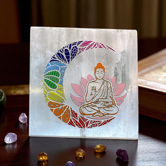 Selenite Square Charging Plate