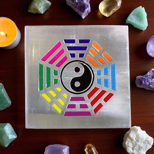 Selenite Square Charging Plate