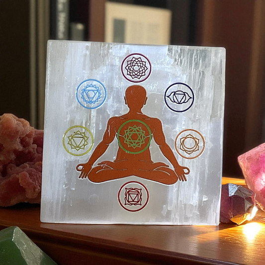 Selenite Square Charging Plate