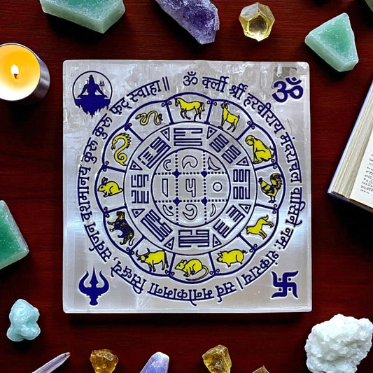 Selenite Square Charging Plate