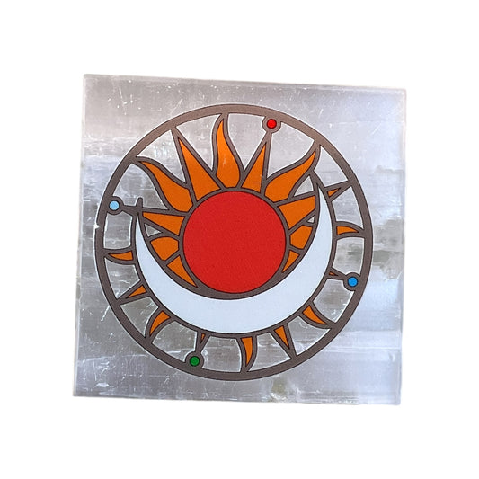 Selenite Square Charging Plate