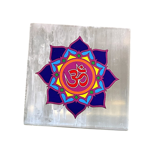 Selenite Square Charging Plate