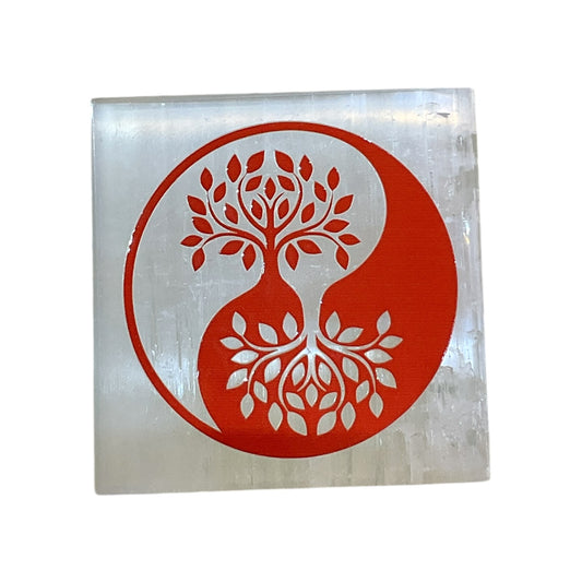 Selenite Square Charging Plate