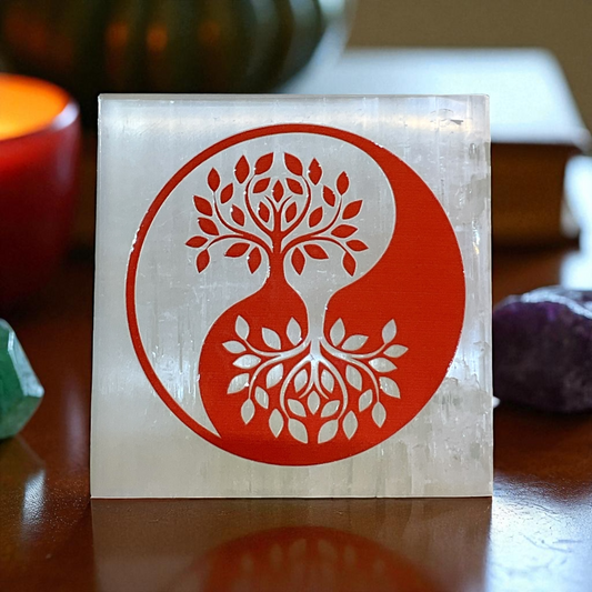 Selenite Square Charging Plate