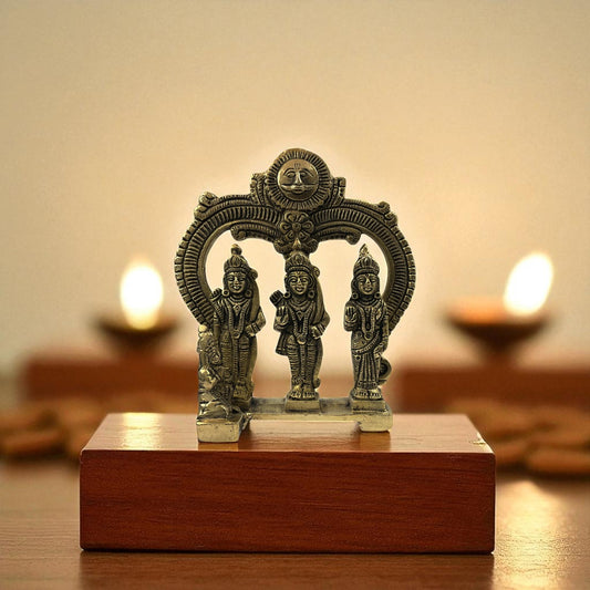 Brass Ram Darbar Idol (Ram, Sita, Lakshman & Hanuman)