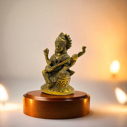 Brass Sarasvati ji