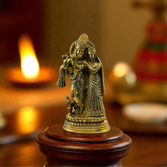 Brass Radha-Krishna ji