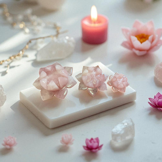 Rose Quartz Lotus
